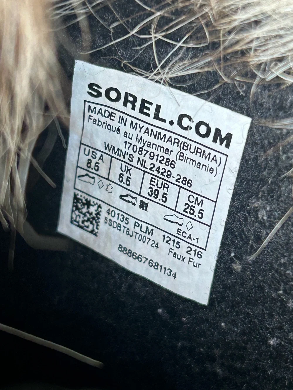 Sorel Joan of Arctic Suede Waterproof Boot Womens size 8.5